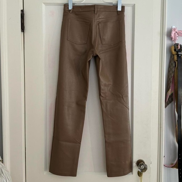 Aritzia Vegan Leather Pants - Picture 6 of 7